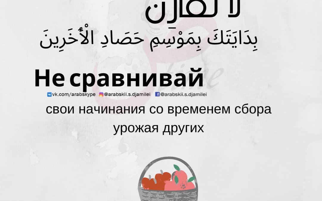 Цитата «Не сравнивай себя с другими»